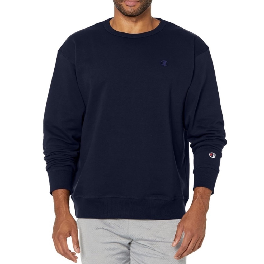 Champion Men's Crewneck, Powerblend Fleece Sweatshirt,